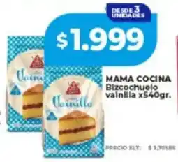 Supermayorista Vital Mama cocina bizcochuelo vainilla oferta