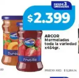 Supermayorista Vital Arcor mermeladas toda la variedad oferta