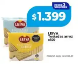 Supermayorista Vital Leiva tostadas arroz oferta