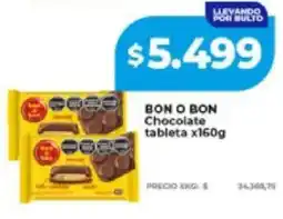 Supermayorista Vital Bon o bon chocolate tableta oferta