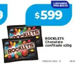 Supermayorista Vital Rocklets chocolate confitado oferta