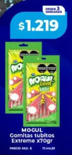 Supermayorista Vital Mogul gomitas tubitos extreme oferta