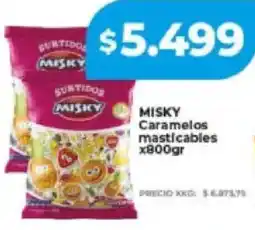 Supermayorista Vital Misky caramelos masticables oferta