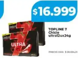 Supermayorista Vital Topline 7 chicle ultra oferta