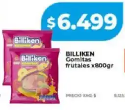 Supermayorista Vital Billiken gomitas frutales oferta