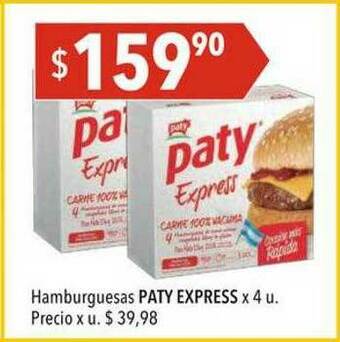 Hergo Hamburguesas Paty Express oferta