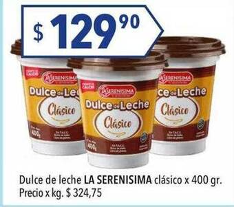 Hergo Dulce De Leche La Serenisima Clásico oferta