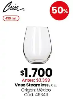 Coto Vaso steamless oferta