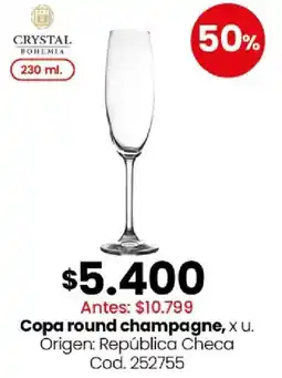 Coto Copa round champagne oferta