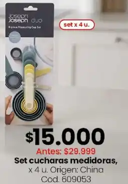 Coto Set cucharas medidoras oferta