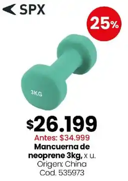 Coto Mancuerna de neoprene oferta