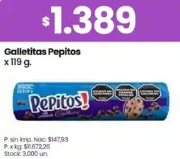 Changomas Pepitos galletitas oferta