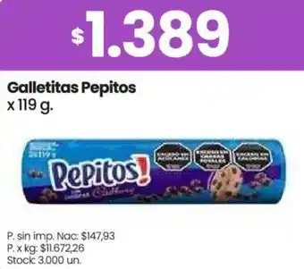 Changomas Pepitos galletitas oferta