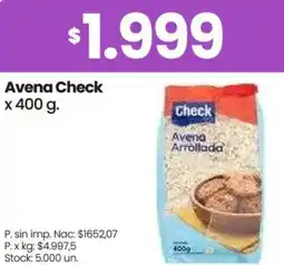 Changomas Check avena oferta