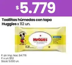 Changomas Huggies toallitas húmedas con tapa oferta