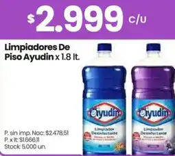 Changomas Ayudín limpiadores de piso oferta