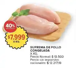 Carrefour Suprema de pollo congelada oferta