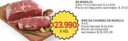 Carrefour Bife de chorizo de novillo oferta