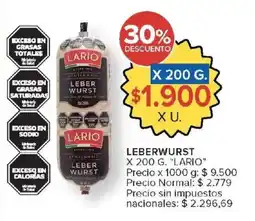 Carrefour Lario leberwurst oferta