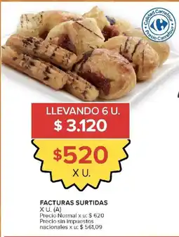 Carrefour Facturas surtidas oferta