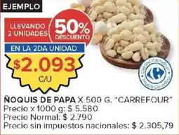 Carrefour Carrefour ñoquis de papa oferta