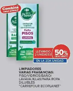 Carrefour Carrefour ecoplanet limpiadores varias fragancias oferta