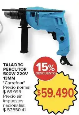 Carrefour Carrefour taladro percutor oferta