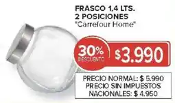 Carrefour Carrefour home frasco oferta