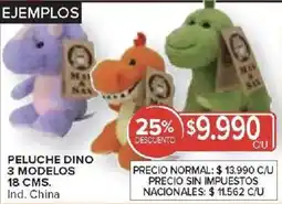 Carrefour Peluche dino oferta
