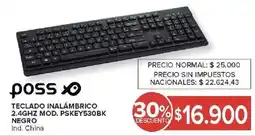 Carrefour Poss teclado inalámbrico oferta