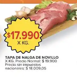 Carrefour Tapa de nalga de novillo oferta