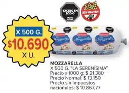 Carrefour La serenísima mozzarella oferta