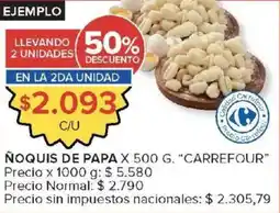 Carrefour Carrefour ñoquis de papa oferta