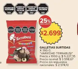 Carrefour Variedad terrabusi galletias surtidas oferta