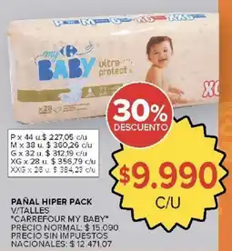 Carrefour Carrefour soft pañal hiper pack v/talles oferta