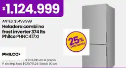 Changomas Philco heladera combi no frost inverter oferta