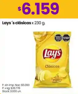 Changomas Lays's clásicas oferta