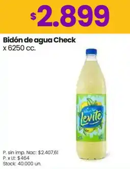 Changomas Check bidón de agua oferta