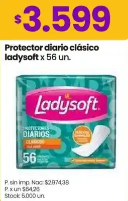 Changomas Ladysoft Protector diario clásico oferta