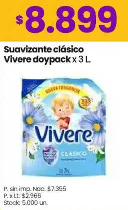 Changomas Vivere suavizante clásico doypack oferta