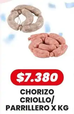Autoservicio Capo Chorizo criollo/ parrillero oferta