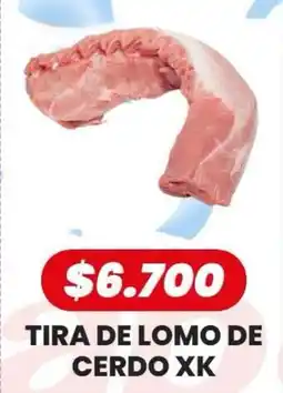 Autoservicio Capo Tira de lomo de cerdo oferta