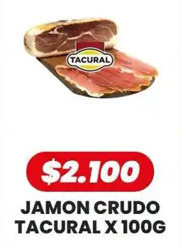 Autoservicio Capo Tacural jamon crudo oferta