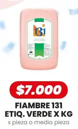 Autoservicio Capo 131 fiambre etiq. verde oferta