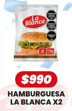 Autoservicio Capo La blanca hamburguesa oferta
