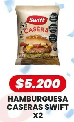 Autoservicio Capo Swift hamburguesa caseras oferta