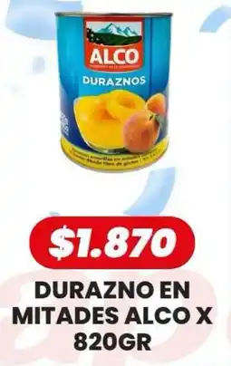 Autoservicio Capo Durazno en mitades alco oferta