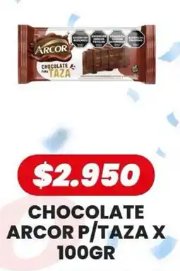 Autoservicio Capo Arcor chocolate p/taza oferta