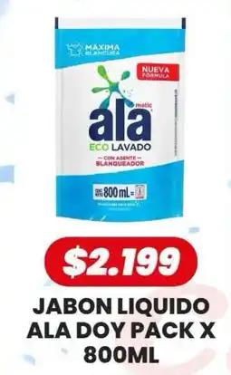 Autoservicio Capo Ala jabon liquido doy pack oferta