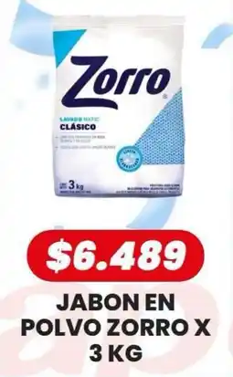 Autoservicio Capo Zorro jabon en polvo oferta
